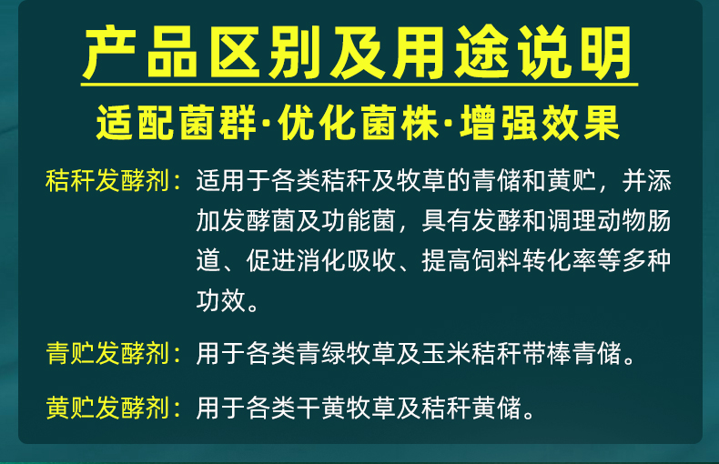 秸稈發(fā)酵劑哪里有賣(mài)？黃貯飼料發(fā)酵劑廠家直銷(xiāo)